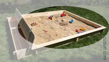 Sandkasten "Yanick" - ohne Sitzbox