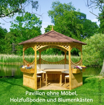 günstige Gartenartikel und Gartenbedarf aus Holz - Promex Online-ShopGün -  Pavillon Palma
