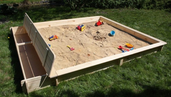 Sandkasten "Yanick" - ohne Sitzbox